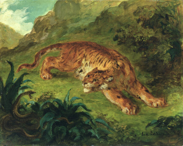 Tiger und Schlange – Eugène Delacroix Eugène Delacroix 2024-11-21