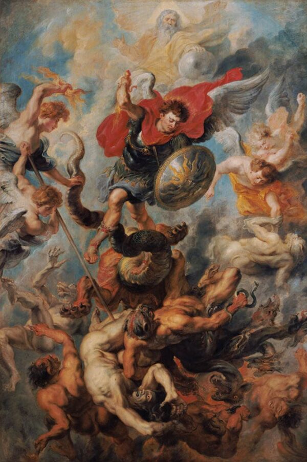 Der Fall des Erzengels Michael im Kampf gegen die abtrünnigen Engel – Peter Paul Rubens Peter Paul Rubens 2024-11-21