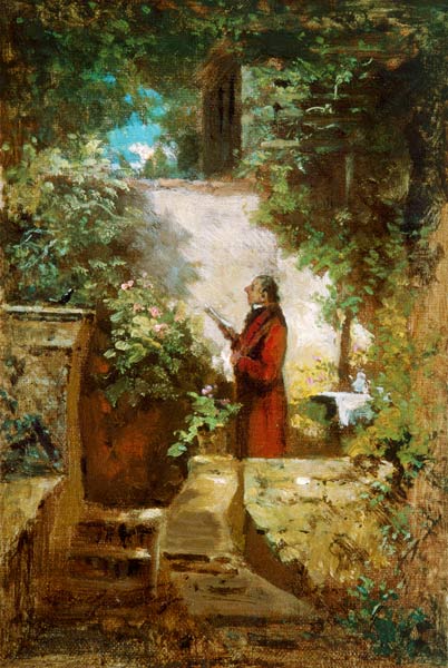 Der Zeitungsleser im Garten des Hauses – Carl Spitzweg Carl Spitzweg 2024-11-10