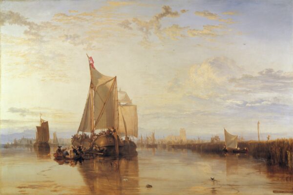 Dort oder Dordrecht, das Paketboot von Dort nach Rotterdam liegt still – William Turner William Turner 2024-11-21