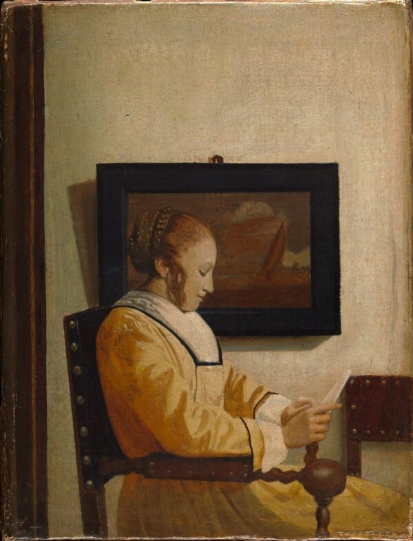 Junge Frau beim Lesen – Johannes Vermeer Jan Vermeer van Delft 2024-11-21