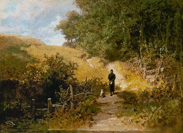 Samstagnachmittag: Spaziergang des Dorfpfarrers und des Schulleiters – Carl Spitzweg Carl Spitzweg 2024-11-10