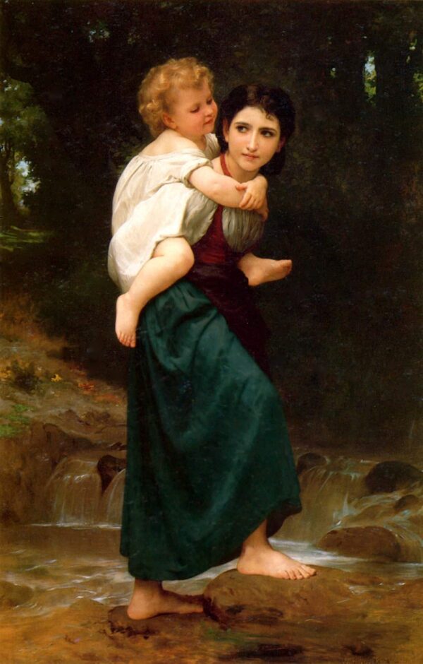 Die Überquerung der Furt – William Bouguereau William Adolphe Bouguereau 2024-11-21