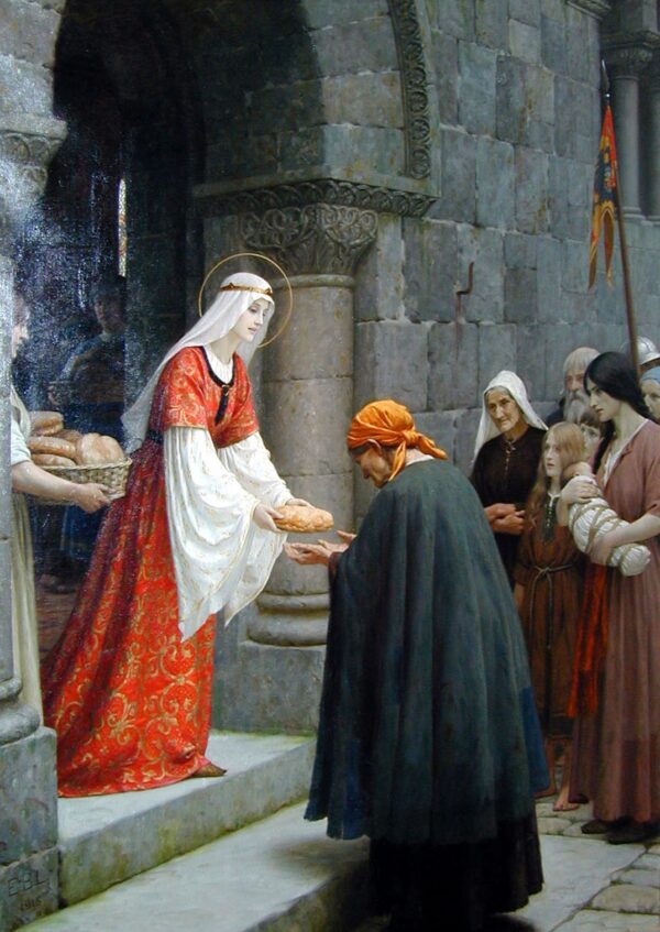 Die Nächstenliebe der Heiligen Elisabeth von Ungarn – Edmund Leighton Edmund Leighton 2024-11-21