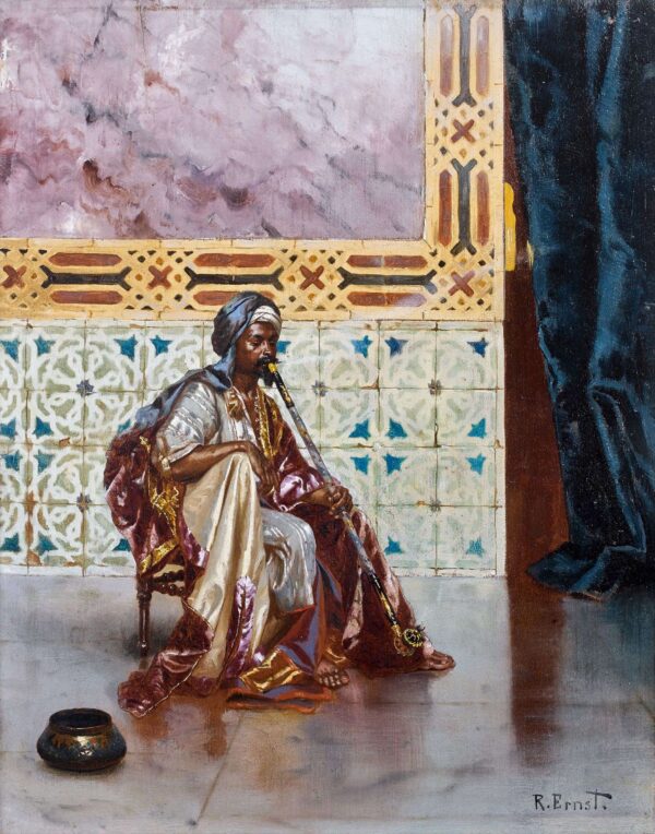 Der Chibouk-Raucher – Rudolf Ernst Rudolf Ernst 2024-12-26