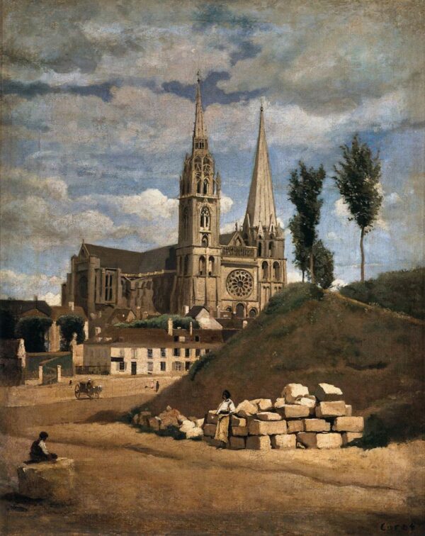 Die Kathedrale Notre-Dame von Chartres – Camille Corot Camille Corot 2024-12-27