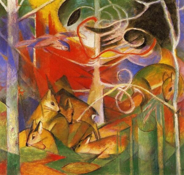 Hirsche im Wald I – Franz Marc Franz Marc 2024-11-21