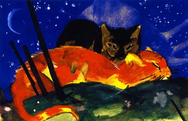 Zwei Katzen – Franz Marc Franz Marc 2024-11-21