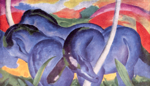 Große blaue Pferde – Franz Marc Beliebte Bilder 2024-11-21