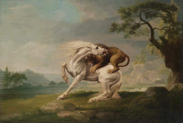 Ein Löwe, der ein Pferd angreift – George Stubbs George Stubbs 2024-11-21