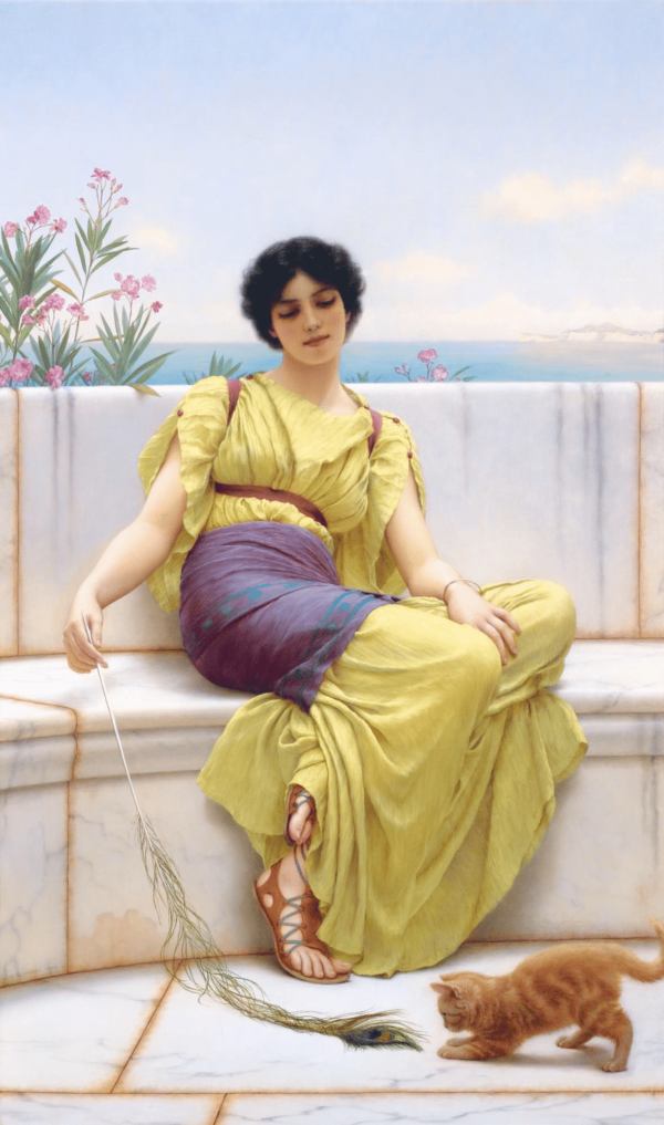 Müßiggang – John William Godward Beliebte Bilder 2024-11-09