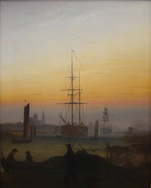 Der Hafen von Greifswald – Caspar David Friedrich Caspar David Friedrich 2024-11-21