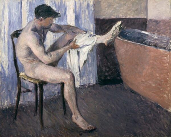 Mann, der sich das Bein abwischt – Caillebotte Gustave Caillebotte 2024-11-21