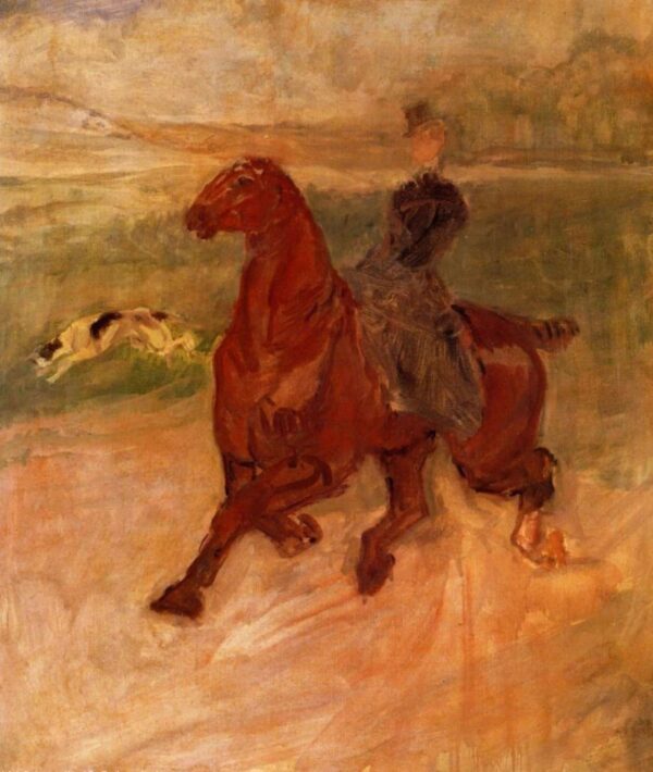 Frau Reiterin und Hund – Toulouse Lautrec Henri de Toulouse-Lautrec 2024-11-21