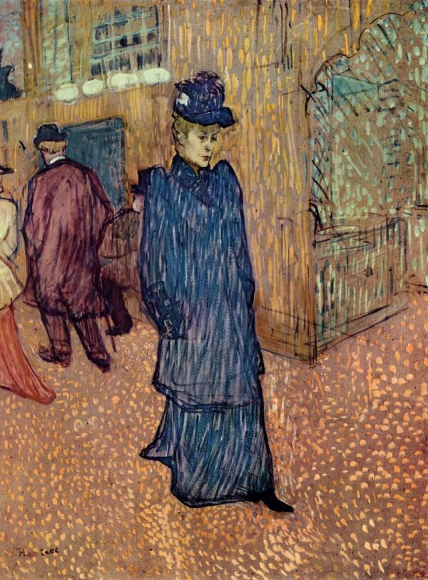 Jane Avril beim Verlassen des Moulin Rouge – Toulouse Lautrec Henri de Toulouse-Lautrec 2024-11-21