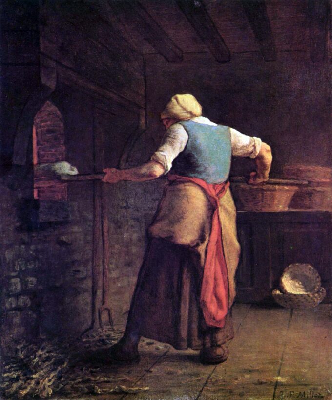 Bäuerin, die ihr Brot in den Ofen schiebt – Jean-François Millet Jean-François Millet 2024-09-19 2