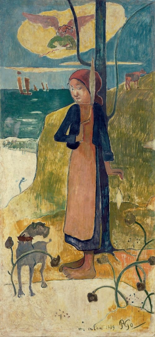 Bretonisches Mädchen, das sich dreht – Paul Gauguin Paul Gauguin 2024-11-21