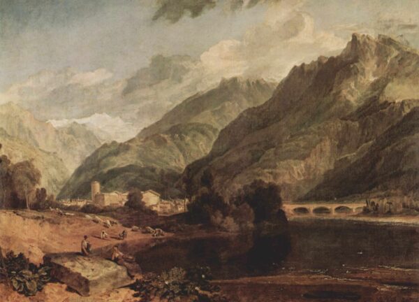 Bonneville (Savoie) mit dem Mont Blanc – William Turner William Turner 2024-11-21