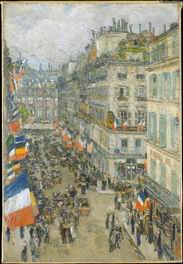 Vierzehnter Juli, Rue Daunou, 1910 – Childe Hassam Childe Hassam 2024-11-21