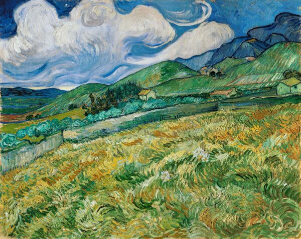 Berglandschaft hinter dem Krankenhaus Saint-Paul – Van Gogh Vincent Van Gogh 2024-11-20