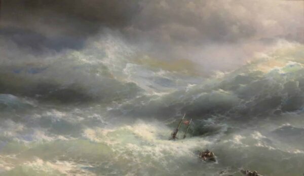 Die Welle, 1889 – Ivan Aïvazovski Iwan Konstantinowitsch Aiwasowski 2025-01-02