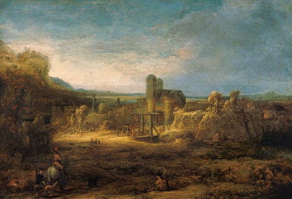 Landschaft mit Zugbrücke – Rembrandt van Rijn Rembrandt van Rijn 2024-11-21