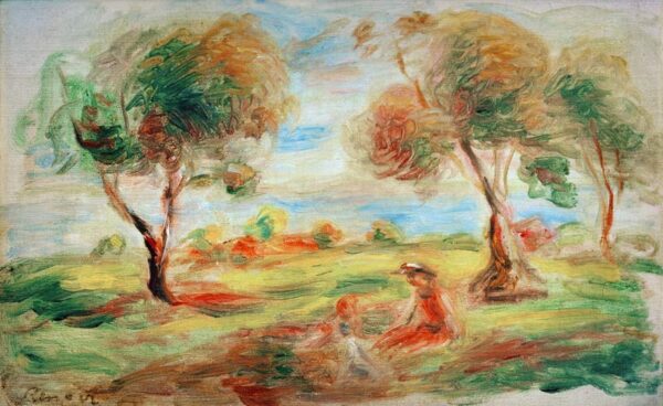 Die Landschaft in der Nähe von Cagnes – Pierre-Auguste Renoir Pierre-Auguste Renoir 2024-12-30