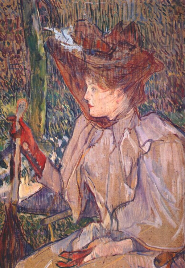 Sitzende Frau mit Handschuhen – Toulouse Lautrec Henri de Toulouse-Lautrec 2024-11-21