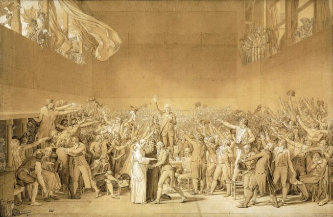 Der Tennisplatz Schwur, 20. Juni 1789 – Jacques-Louis David Jacques-Louis David 2024-09-20 2