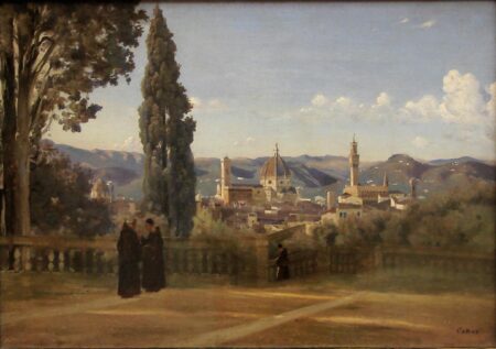 Blick auf Florenz vom Boboli-Garten aus – Camille Corot Camille Corot 2024-12-27