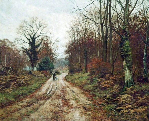 Die Herbststraße (Wald von Mitcham, Surrey) – Edward Wilkins Waite Edward Wilkins Waite 2024-12-30