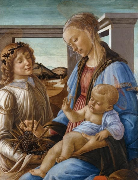 Madone und Kind mit Engel (Madonna dell’Eucarestia) – Sandro Botticelli Sandro Botticelli 2024-09-19