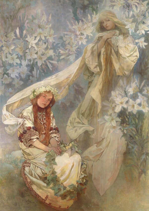 Die Madonna mit den Lilien – Mucha Alfons Mucha 2024-11-21