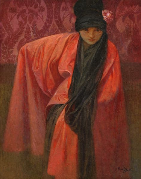 Mädchen in Rot – Mucha Alfons Mucha 2024-11-21