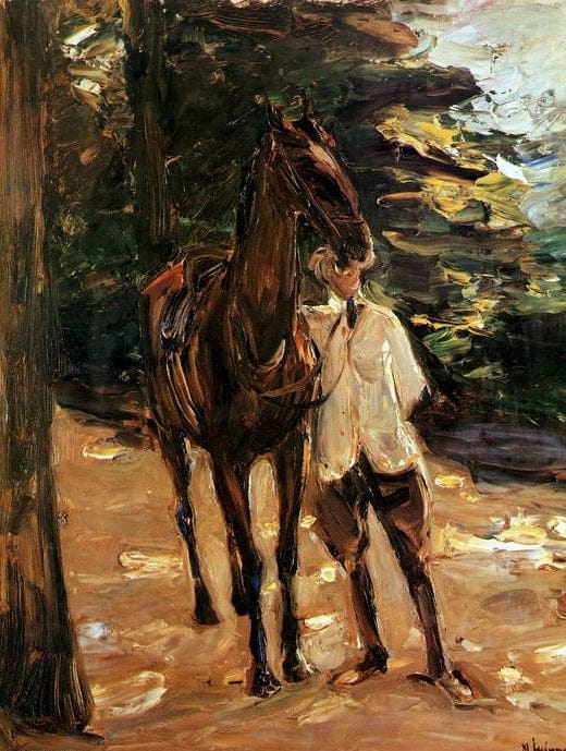 Mann mit einem Pferd – Max Liebermann Max Liebermann 2024-11-21