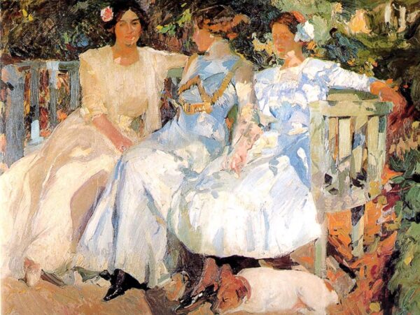 Meine Frau und meine Töchter im Garten – Sorolla Joaquín Sorolla 2024-11-21