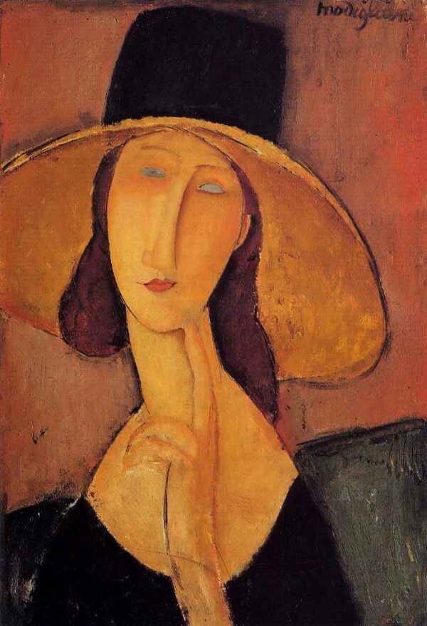 Jeanne Hébuterne mit großem Hut – Amedeo Modigliani Amedeo Modigliani 2024-11-21