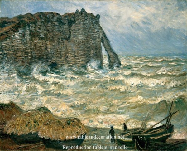 Aufgewühltes Meer bei Étretat – Claude Monet Claude Monet 2024-11-21