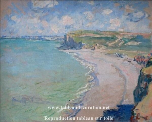 Der Strand von Pourville, Sonnenuntergang – Monet Gemälde Claude Monet 2024-11-21