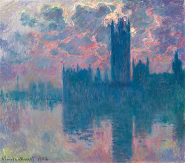 Der Parlament, Sonnenuntergang (W1603) – Claude Monet Claude Monet 2024-11-21