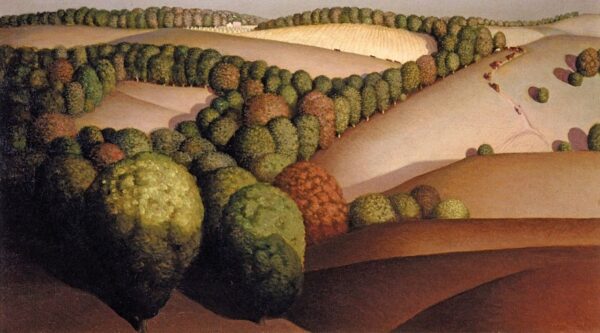 Wald nahe dem Sonnenuntergang – Grant Wood Grant Wood 2024-11-21