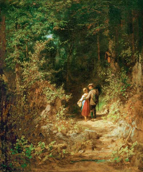 Verliebte im Wald, um 1860 – Carl Spitzweg Carl Spitzweg 2024-11-10