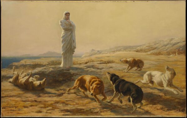 Pallas Athene und die Hunde des Hirten – Briton Rivière Briton Rivière 2024-11-21