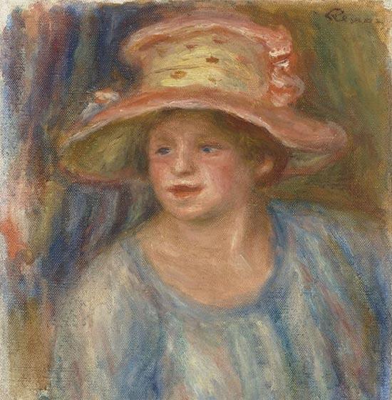 Frau mit einem Hut, um 1915 – Pierre-Auguste Renoir Pierre-Auguste Renoir 2024-12-30