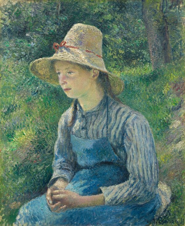 Bäuerin mit einem Strohhut – Camille Pissarro Camille Pissarro 2024-11-21