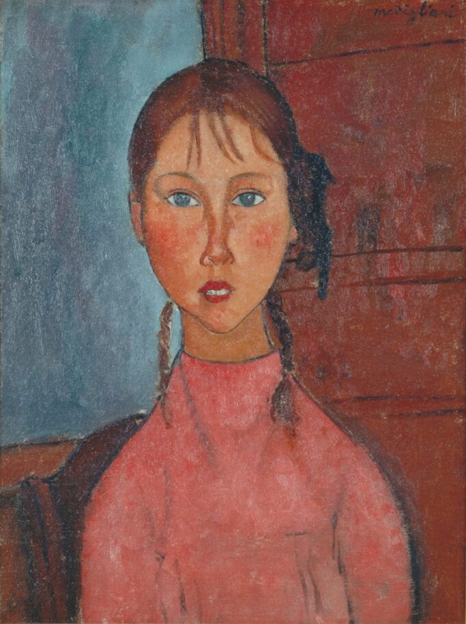 Mädchen mit Zöpfen – Amedeo Modigliani Amedeo Modigliani 2024-09-20