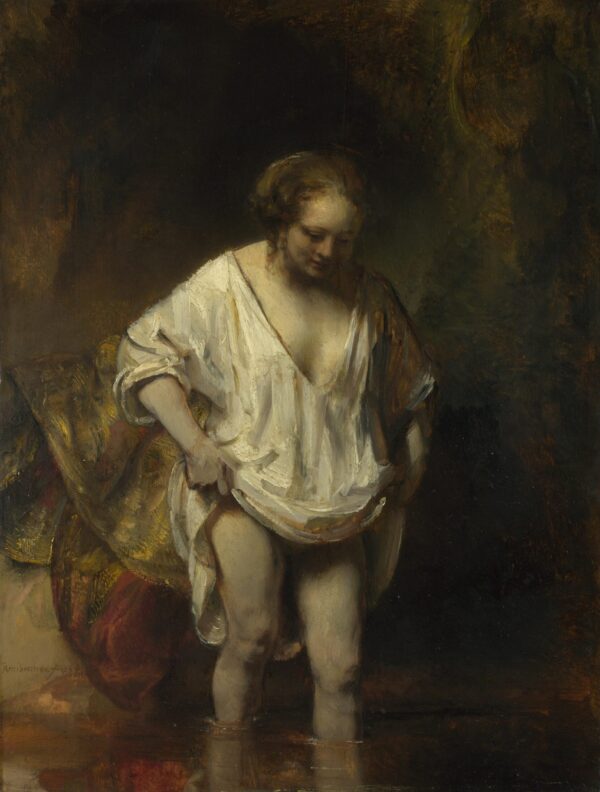 Frau, die in einem Fluss badet – Rembrandt van Rijn Rembrandt van Rijn 2024-11-21