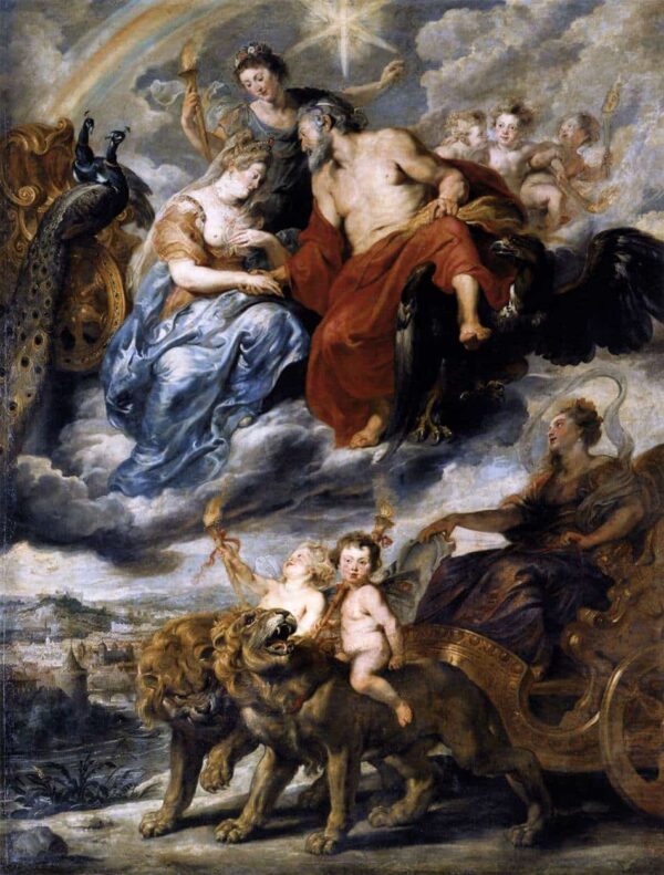 Die Begegnung von Maria de Medici und Heinrich IV in Lyon (Der Zyklus Maria de Medici) – Peter Paul Rubens Peter Paul Rubens 2024-11-21