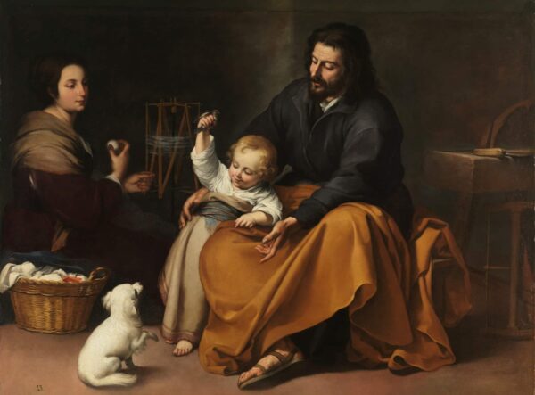 Die Heilige Familie mit einem Vogel – Bartolomé Esteban Murillo Bartolomé Esteban Murillo 2024-11-21