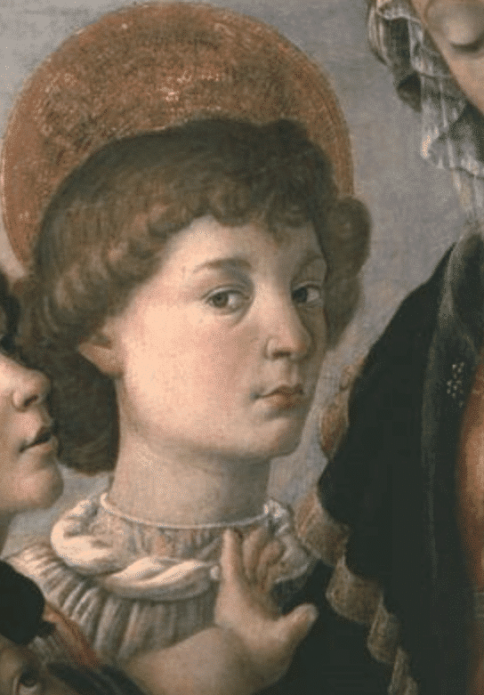 Heiliger Johannes mit dem Kind Maria (Detail von 44356) – Sandro Botticelli Sandro Botticelli 2024-09-19